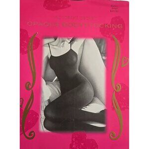 Victorias Secret Opaque Bodystocking Size: Small Color: Raisin 871030